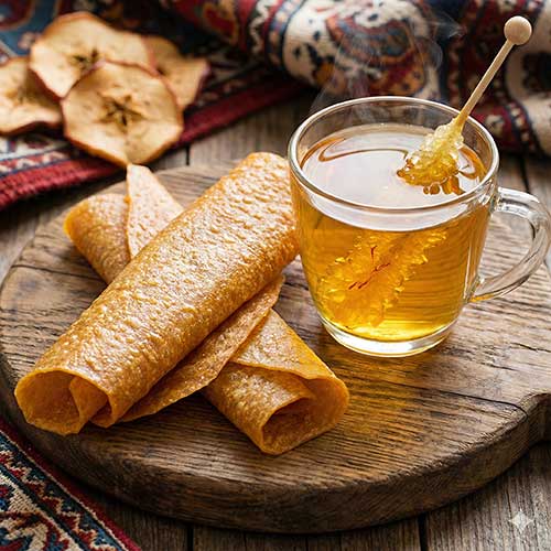 لواشک شیرین برای درمان معده درد و رفلاکس